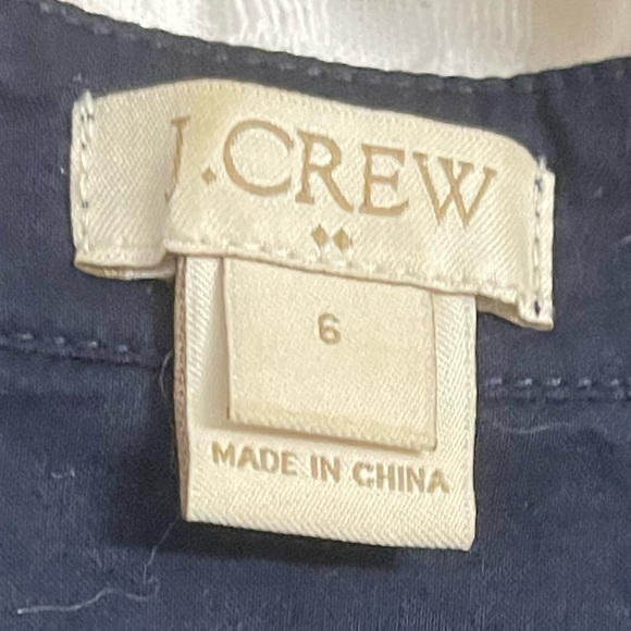 J Crew Blue & White Lace Sleeveless Blouse - Picture 3 of 4